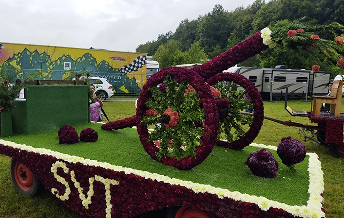 Festwagen zum 150-jährigen Bestehen des KSV Thierhaupten
