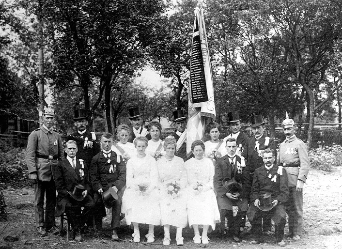 Das Festkomitee zur Fahnenweihe 1923