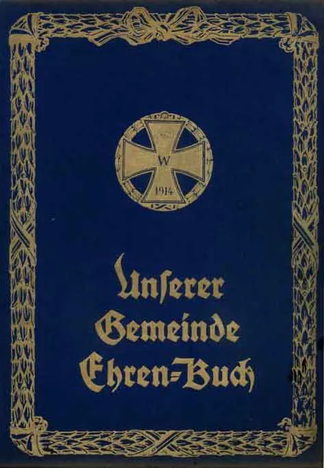 Einband des Ehren-Buches
